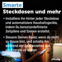 Inteligentné Wi-Fi relé Shelly 1PM Gen3, meranie spotreby energie, 1 kanál, 16 A, spínač svetiel, vykurovanie, inteligentná domácnosť, časovač, podpora Alexa a Google Home 7