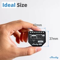 Shelly 2PM Gen3 WLAN okos relé, redőny vezérlés, 2 csatorna, 16A, Alexa és Google Home 2
