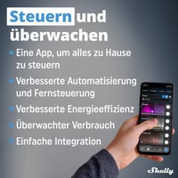 Shelly BLU Gateway Bluetooth WiFi USB-A adaptér pre automatizáciu inteligentnej domácnosti, kompatibilný s Alexa, Google Home, iOS a Android aplikáciou, WiFi opakovač bez nutnosti hubu 8