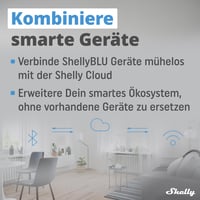 Shelly BLU Gateway Bluetooth WiFi USB-A adaptér pre automatizáciu inteligentnej domácnosti, kompatibilný s Alexa, Google Home, iOS a Android aplikáciou, WiFi opakovač bez nutnosti hubu 7