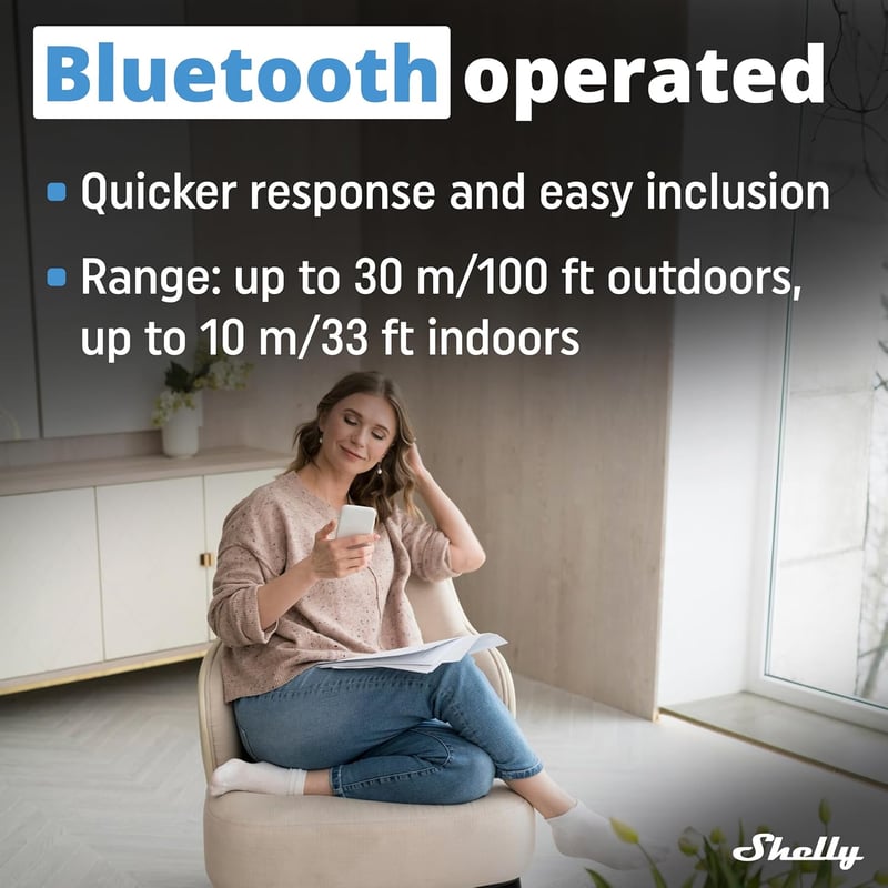 Shelly Blue RC Button 4 Bluetooth Távirányító Okosotthon Automatizáláshoz