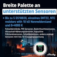 Shelly Plus Add-On hőmérséklet és páratartalom szenzor interfész 6