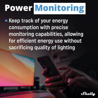 Shelly Plus RGBW PM WiFi LED szalag vezérlő, 12-24V, fogyasztásmérő, dimmer 7