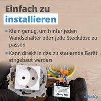 Inteligentný merač spotreby energie Shelly PM Mini Gen 3 WiFi a Bluetooth, 1 kanál, 16A, meranie spotreby v reálnom čase, kompatibilný s Alexa a Google Home, sk 4
