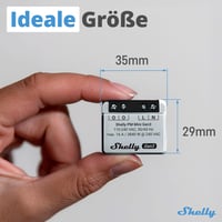 Inteligentný merač spotreby energie Shelly PM Mini Gen 3 WiFi a Bluetooth, 1 kanál, 16A, meranie spotreby v reálnom čase, kompatibilný s Alexa a Google Home, sk 3
