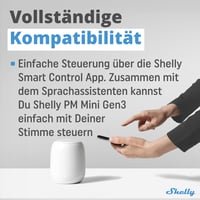 Inteligentný merač spotreby energie Shelly PM Mini Gen 3 WiFi a Bluetooth, 1 kanál, 16A, meranie spotreby v reálnom čase, kompatibilný s Alexa a Google Home, sk 7