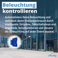 Întrerupător inteligent Shelly Pro 1 cu 1 canal, montabil pe șină DIN, cu LAN, WLAN și contacte fără potențial, 16A, compatibil cu Alexa, Google Home, iOS și Android 4