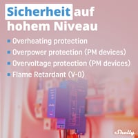 Întrerupător inteligent Shelly Pro 1 cu 1 canal, montabil pe șină DIN, cu LAN, WLAN și contacte fără potențial, 16A, compatibil cu Alexa, Google Home, iOS și Android 7