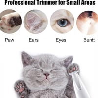 Shengruili 2x Kutya Mancsnyíró Akkumulátoros LED Világítással Csendes Trimmer Macskához 3