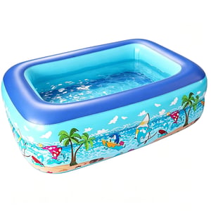 Piscină gonflabilă Shengruili pentru copii și familie – 100x70x28 cm – Cădiță portabilă pentru grădină și curte