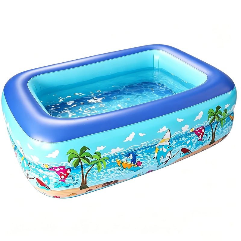 Piscină gonflabilă Shengruili pentru copii și familie – 100x70x28 cm – Cădiță portabilă pentru grădină și curte