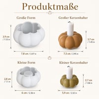 Set de matrițe din silicon Shengruili pentru decorațiuni DIY de toamnă, Halloween și Ziua Recunoștinței 2