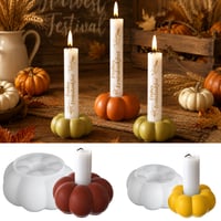 Set de matrițe din silicon Shengruili pentru decorațiuni DIY de toamnă, Halloween și Ziua Recunoștinței 1