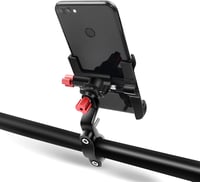 SHENKEY 360° Forgatható Alumínium Telefontartó Kerékpárhoz Motorkerékpárhoz iPhone Samsung 7
