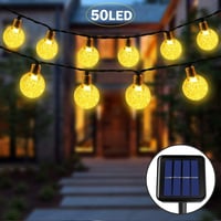 SHENKEY 60 LED napelemes tündérfény távirányítóval, vízálló kültéri dekoráció 2