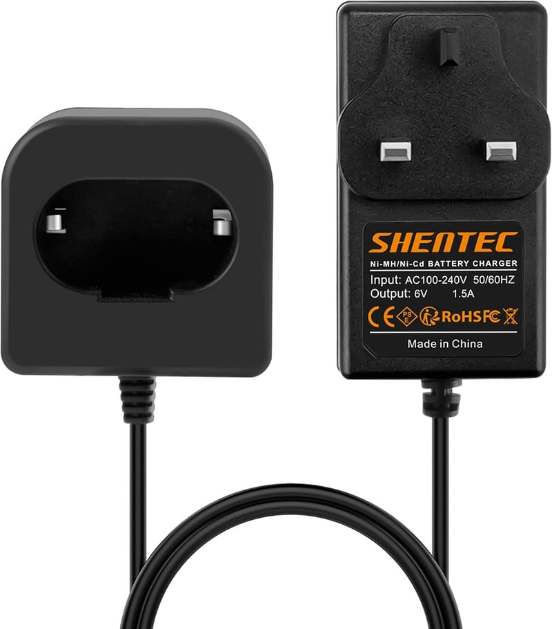 Shentec 6V töltő Paslode 404717 B20544E 900400 900420 900600 901000 902000 akkumulátorhoz