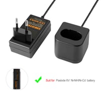 Încărcător Shentec 6V pentru baterii Paslode 404717 B20544E BCPAS-404717 404400 900400 900420 900600 901000 902000 B20720, dispozitiv de încărcare compatibil 7