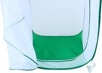 Sherfire zöld-fehér 150 cm nagy hálós növénynevelő sátor Pop Up, összecsukható takaró gyümölcs zöldség virág gyógynövényekhez, kesztyűvel 5
