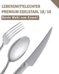 Set de tacâmuri ciocănite SHEUMNT, 24 piese – Tacâmuri moderne din oțel inoxidabil argintiu pentru uz familial 3