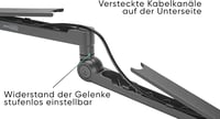 Shiftware Alacsony Profilú Mikrofon Kar - Professzionális Fekete Asztali Állvány 2kg Teherbírással, Rejtett Kábelcsatornával, Gamer, Streame 5
