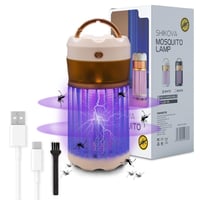 Szúnyogűző esték: 2 db citronellagyertya + UV szúnyogirtó lámpa + 2 db szúnyogháló + gyerekkarkötő 3