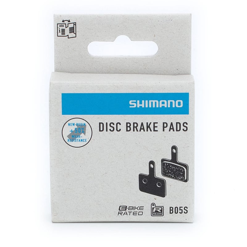 Živicové brzdové doštičky Shimano B05S – Brzdové doštičky kompatibilné s BR-M575/525/495/486/475/446/416/395