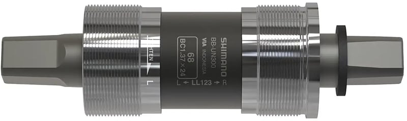 Monobloc Shimano BB-UN300 pe pătrat BSA 68 x 110 mm pentru bicicletă
