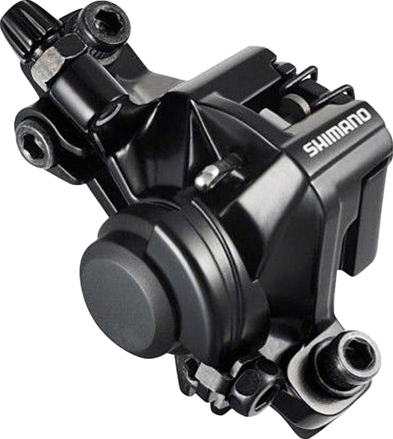 Etrier frână mecanică pe disc Shimano BR-M375 negru, 160 mm, etrier frână bicicletă