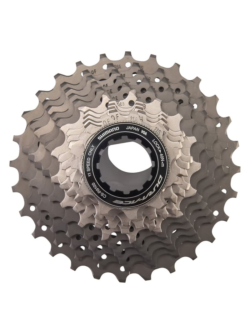 Kazeta na bicykel Shimano CS-R9100 - strieborná - 11-30 zubov