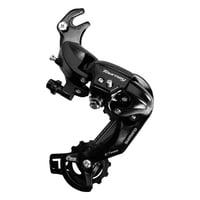 Zadný menič Shimano E-RDTY300B MTB s adaptérom, čierna farba – prehadzovačka na horský bicykel 1