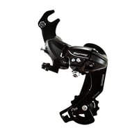 Zadný menič Shimano E-RDTY300B MTB s adaptérom, čierna farba – prehadzovačka na horský bicykel 3