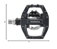 Obojstranné pedále na bicykel Shimano PD-EH500 SPD a platformové pedále na indoorový tréning a mestskú cyklistiku 7