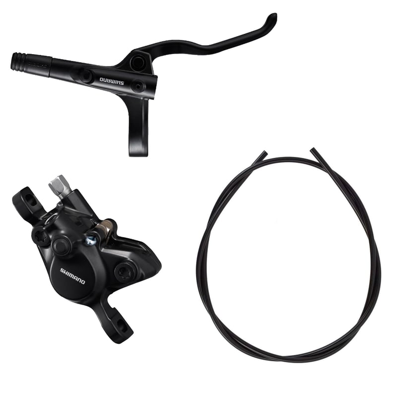 Kotúčová brzda na bicykel Shimano MT200 - Čierna, hydraulická brzda na horský bicykel