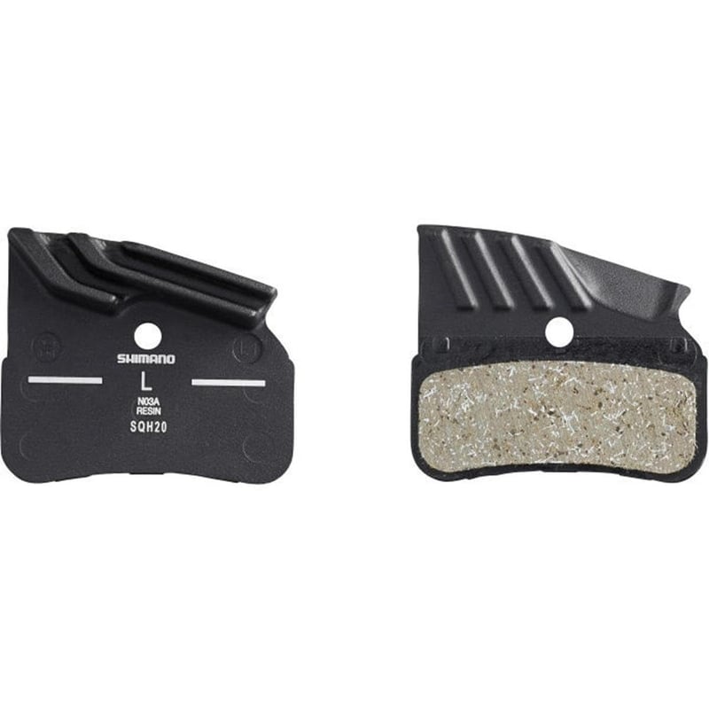 Set plăcuțe de frână pe disc Shimano N03A-RF - Rășină, bloc frână pentru bicicletă, culoare negru