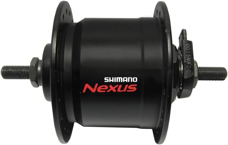 SHIMANO Nexus DH-C3000-3N dinamó agy 3 W peremfék teljes tengelyhez fekete 2019 MTB kerékpárhoz - 920 g