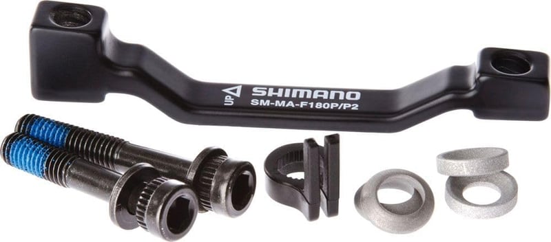 Adaptér na kotúčovú brzdu Shimano pre strmeň PM na vidlicu/rám PM – 180 mm