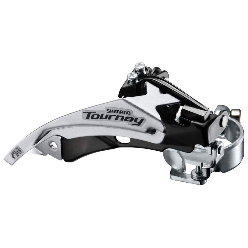 Schimbător față Shimano Tourney FD-TY510 pentru biciclete MTB/Trekking cu 3 viteze, colier jos, Dual-Pull, 48T