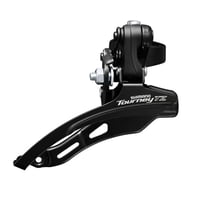 Schimbător față Shimano Tourney TZ FD-TZ500 MTB 6 viteze, 31.8mm, 42T, 66-69 grade, tragere de sus, negru 1