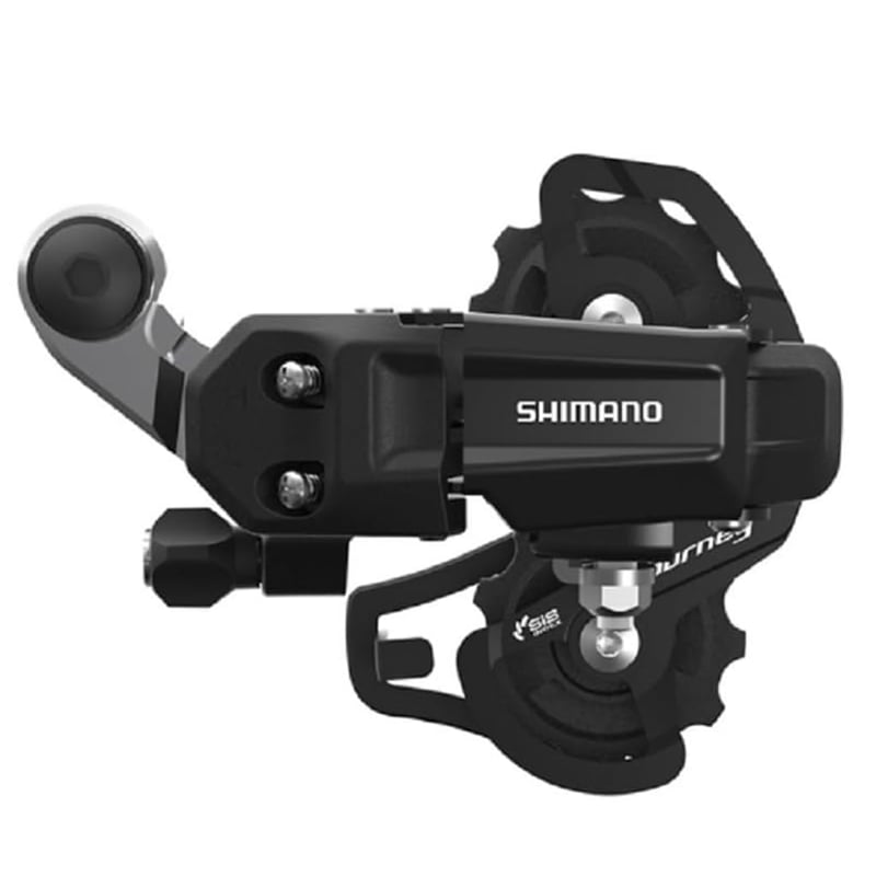 Shimano váltó 6/7 fokozatos rövidített derailleur fekete