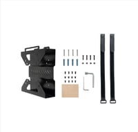 Držiak na stenu Shinar VESA pre Dell Mini PC, stolný a podstolový montážny držiak, Optiplex MFF 3040 3070 5070 7070, čierny, kovový adaptér 8