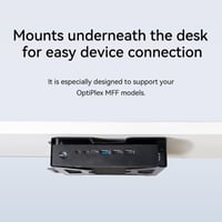 Držiak na stenu Shinar VESA pre Dell Mini PC, stolný a podstolový montážny držiak, Optiplex MFF 3040 3070 5070 7070, čierny, kovový adaptér 3
