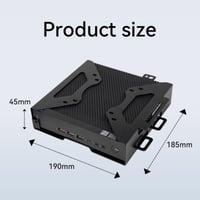 Držiak na stenu Shinar VESA pre Dell Mini PC, stolný a podstolový montážny držiak, Optiplex MFF 3040 3070 5070 7070, čierny, kovový adaptér 2