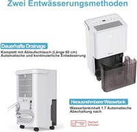 Shinco elektromos páramentesítő aktívszén-szűrővel, 10 l/nap, 45 m³ 6