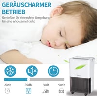 Shinco elektromos páramentesítő aktívszén-szűrővel, 10 l/nap, 45 m³ 9