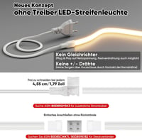 Shine Decor COB LED szalag 2m, 220V vízálló, meleg fehér, konyhai és kertészeti világítás 8