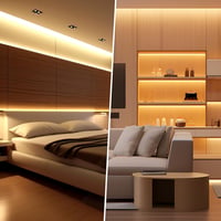 Shine Decor 5 db LED fénykábel csomag 220V 230V rugalmas 10x4,5mm 6