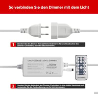Controler cu telecomandă pentru bandă LED și tub neon Shine Decor 3