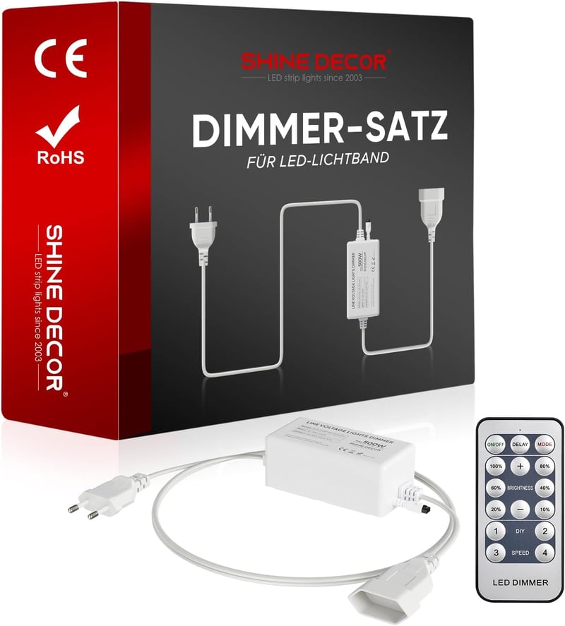 Controler cu telecomandă pentru bandă LED și tub neon Shine Decor