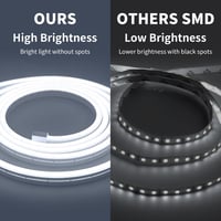 ShineBurky 2m Neon LED szalag hideg fehér USB IP67 dimmerrel konyha dekoráció 4