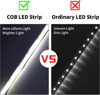 ShineBurky 5V USB COB LED szalag 2m hideg fehér dimmelhető CRI93+ 6